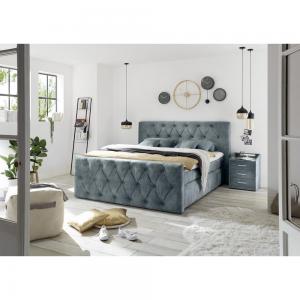 Posteľ Boxspring Hammonton Modrá 180x200 Cm #1 small